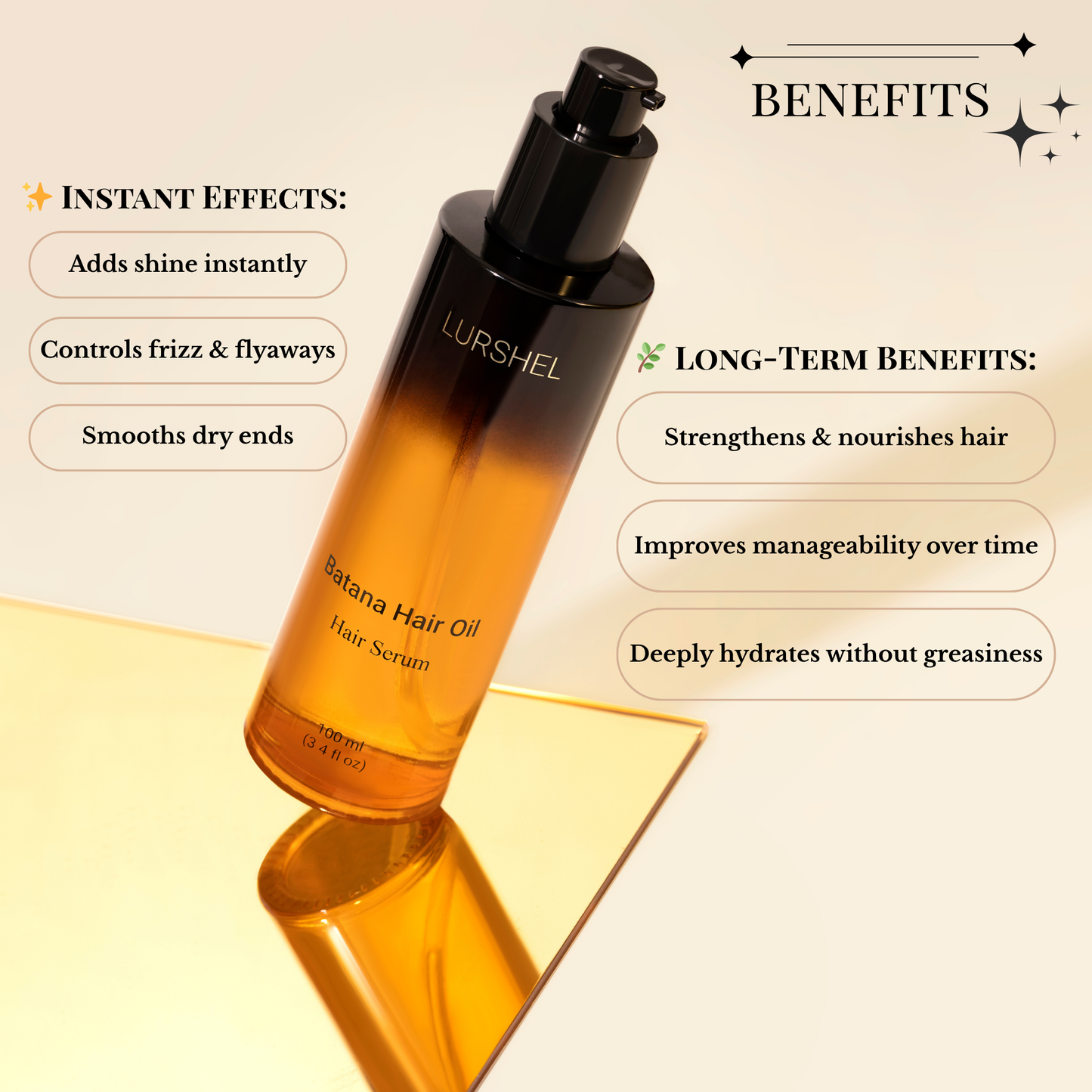 Lurshel Batana Oil hair Serum